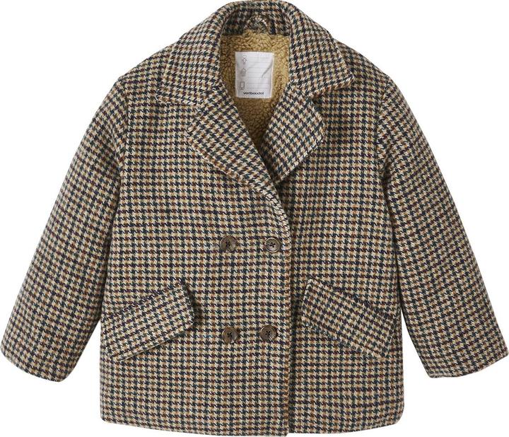 Image du produit Vertbaudet Veste à carreaux pour filles, doublure en polaire de nounours, rembourrage en polyester recyclé (104)