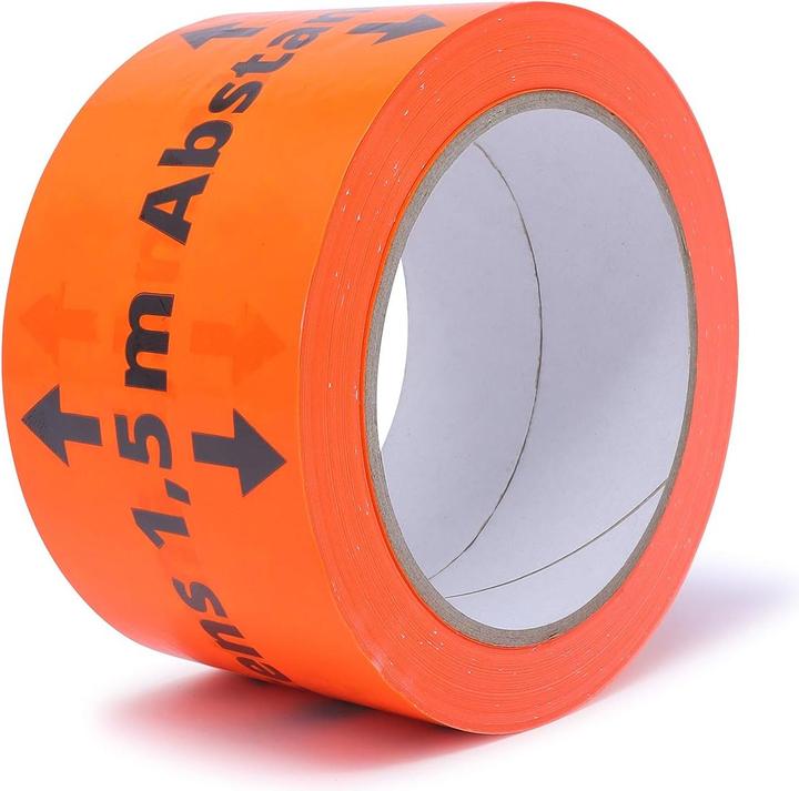 Produktbild GWS Hinweis Klebeband - Abstand halten (60 mm)