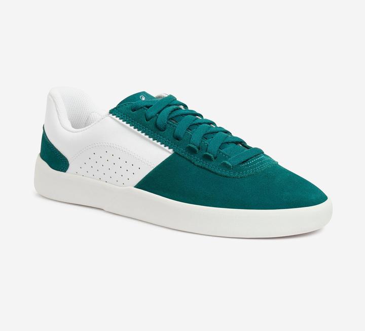 Decathlon Skateschuhe Damen/Herren niedrig Cupsoles - Crush 500 grün/weiss