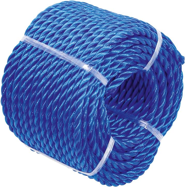 BGS Kunststoff-Seil / Allzweckseil 4 mm x 20 m blau