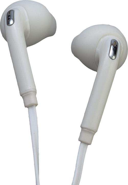 Peter Jäckel Stereo Headset 3,5mm Klinke SOUND PRO White (Kabelgebunden)