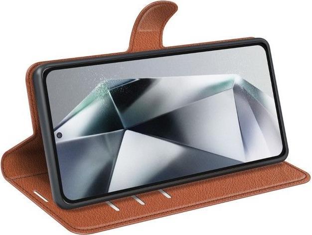 Produktbild MU Classic Litchi Leder Bookcover Series (Samsung Galaxy S25 Ultra)
