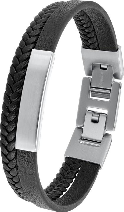 S.Oliver Armschmuck für Jungs, Edelstahl (16 cm, Edelstahl)
