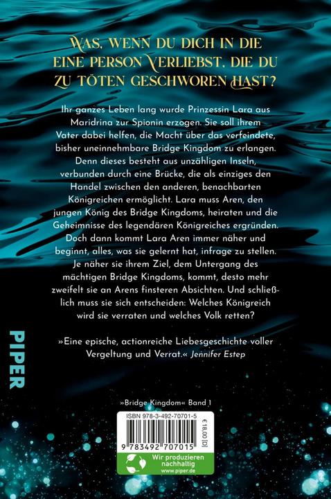 Actual product image Bridge Kingdom – Der Schwur der Spionin (German, Danielle L. Jensen, 2023)