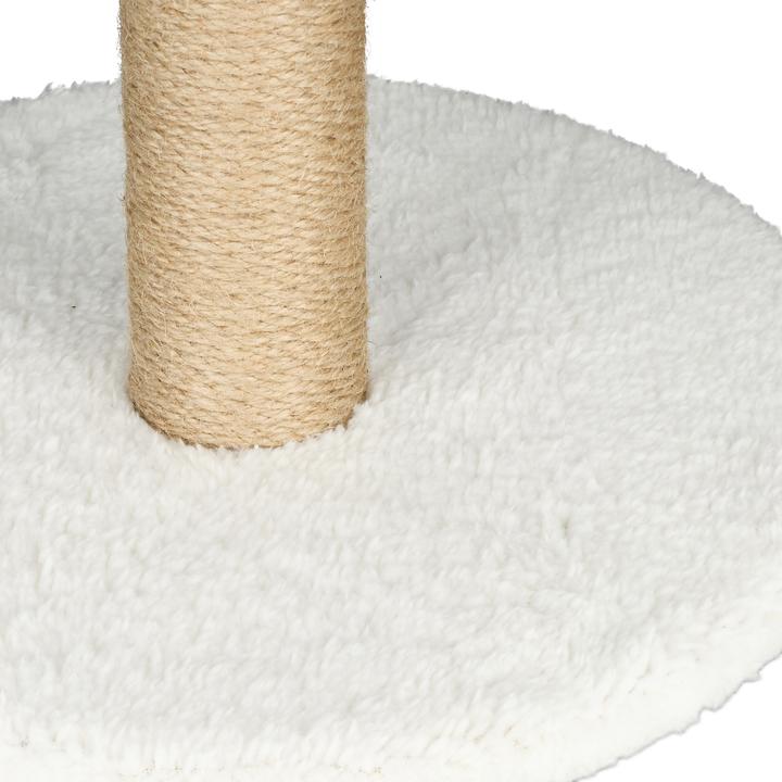 Actual product image Relaxdays Scratch pole (54 cm, White, Green, Light brown)
