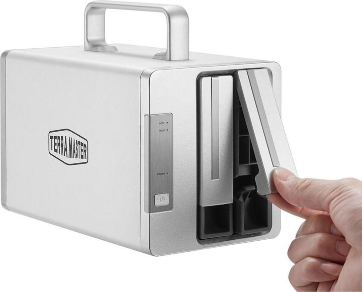 Image du produit Terramaster LE CHARIOT 2BAY TD2-Thunderbolt 3 RAID 0/1/JBOD/single (2.5", 3.5")