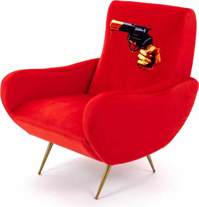 Actual product image Seletti Armchair Toiletpaper armchair