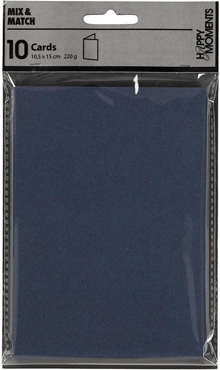 Actual product image Creativ Company Cards 220 g/m2 blue (10 pcs.)