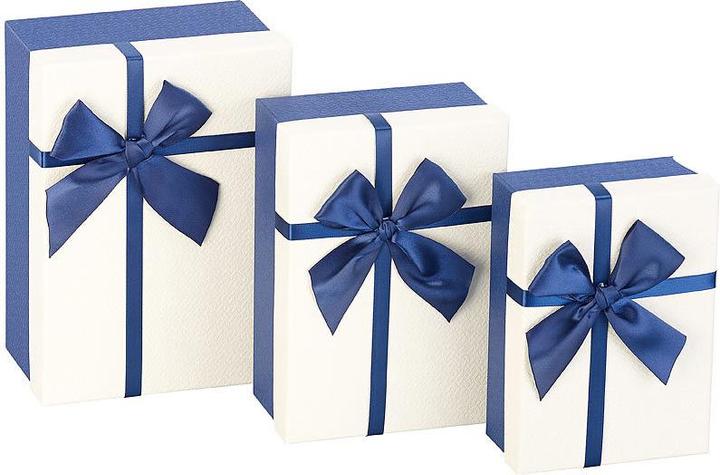 Produktbild Your Design 3er-Set edle Geschenk-Boxen, 3 verschiedene Grössen (Geschenkbox, 3 x)
