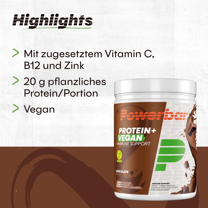 Actual product image Powerbar Vegan Protein + Immune Support (Chocolate, 1 pcs., 600 g)