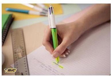 Image du produit Bic 4 Couleurs Fluo (Multicolore, 1 x)