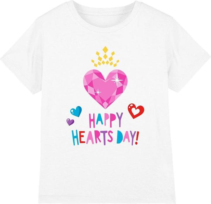 Actual product image Disney Princess Childrens/Kids Happy Hearts Day Valentine's Day T-Shirt (116)