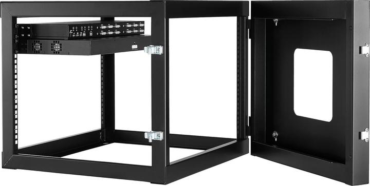 Image du produit StarTech Rack serveur ouvert 8 U 19 pouces avec charnière - profondeur 55cm (8 HE, Rack 19 pouces)