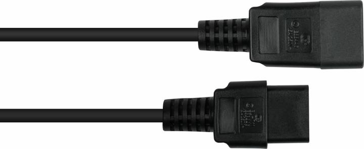 Actual product image Kabelmeister Power extension C20 to C13 black 5 m (5 m, C19, C20)