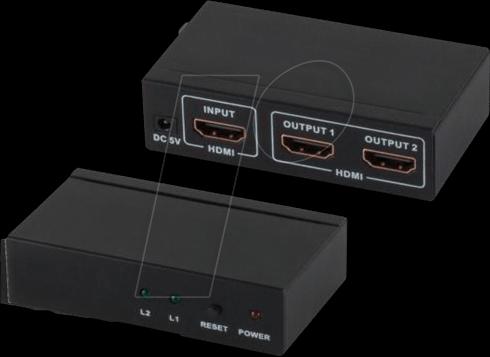 Produktbild Shiverpeaks SHVP 05-03002 - HDMI Splitter Buchse auf 2x Buchse 4K2K