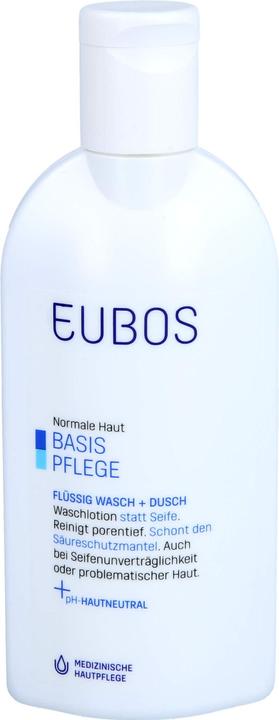 Actual product image Eubos FLUESS BLUE UNPARF, 200 ml solution (Cleansing lotion, 200 ml)