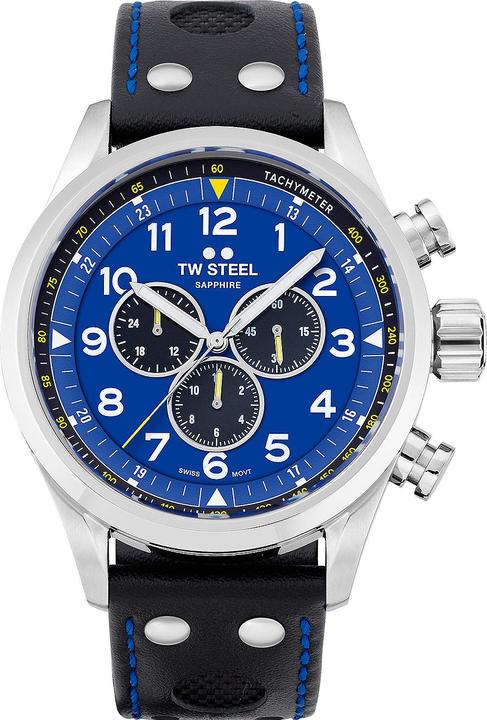 Image du produit TW-Steel SVS305 Volante Chronographe Petter Solberg Montre Homme 48mm 10ATM (Chronographe)