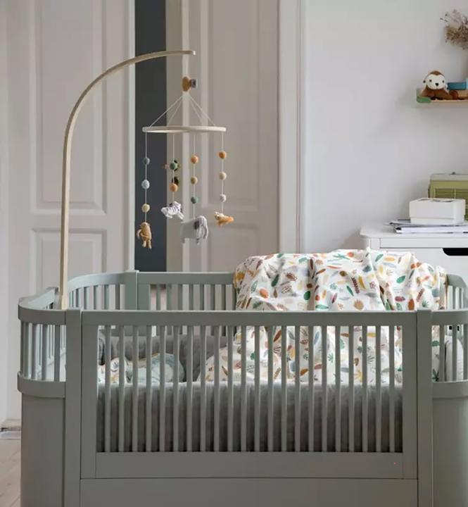 Image du produit Sebra Support d'appareil mobile en bois, jetty beige