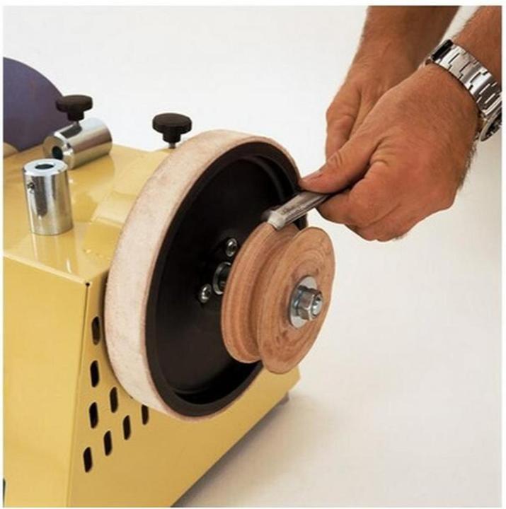 Produktbild Scheppach Lederabziehscheibe Ø 100 mm