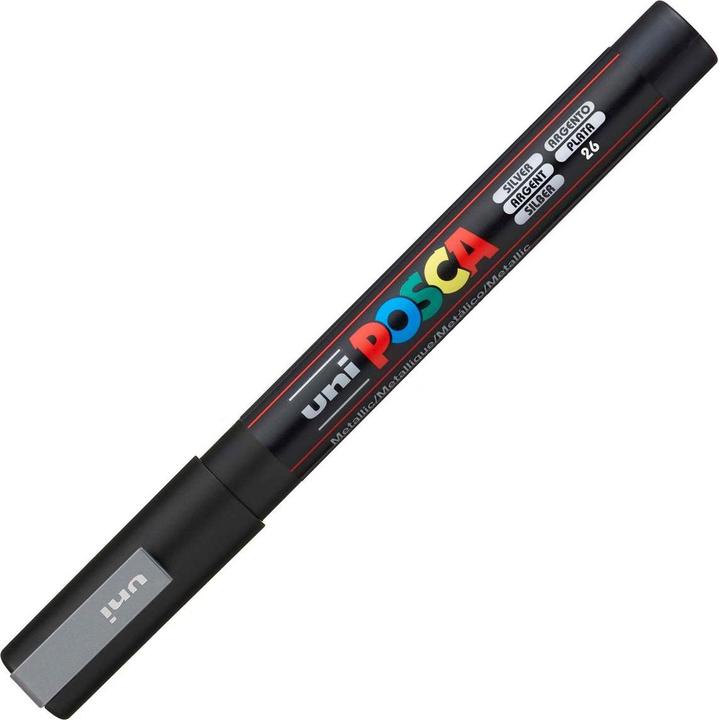 Produktbild Posca Marker PC-3M Rundspitze (Silber, 1.30 mm, 1 x)