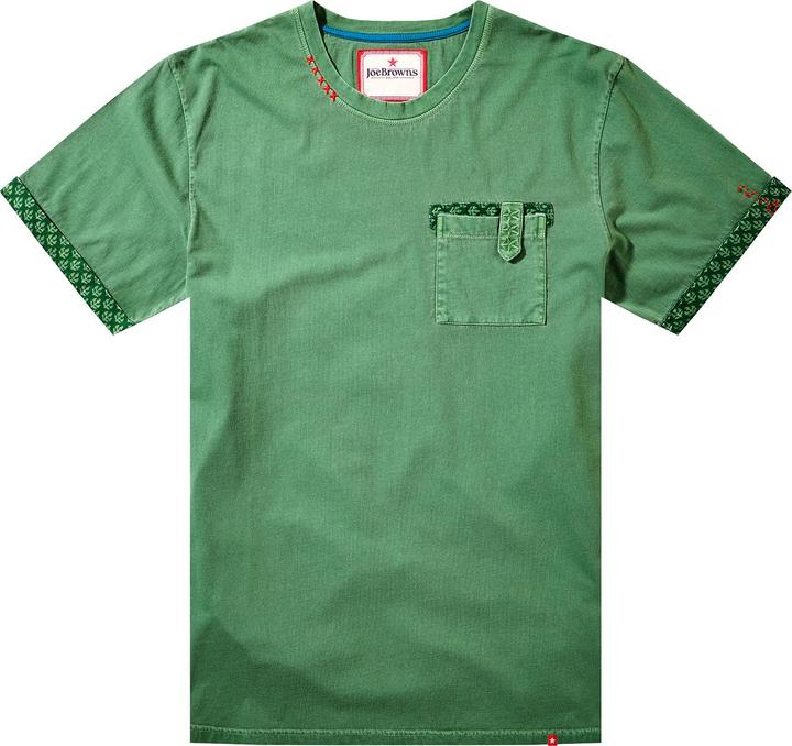 Actual product image Joe Browns Contrast Stitch Short Sleeve T-Shirt (S)