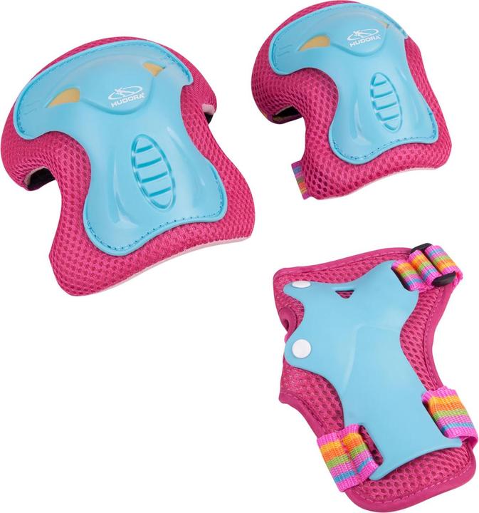 Hudora Protection Set Skate Wonders - Grösse S (S, Knieschoner, Handgelenkschoner, Ellbogenschoner)