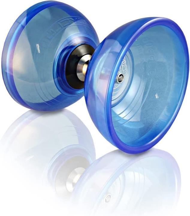 Actual product image Acrobat Set Bearing diabolo crystal-blue + aluminium hand sticks