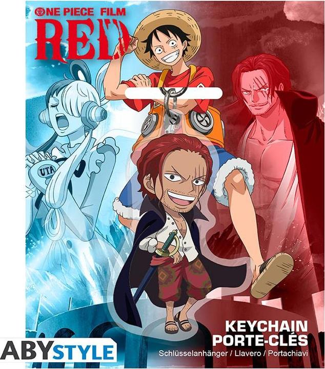 Image du produit ABYstyle ONE PIECE : RED - Porte-clés acrylique - Shanks X4