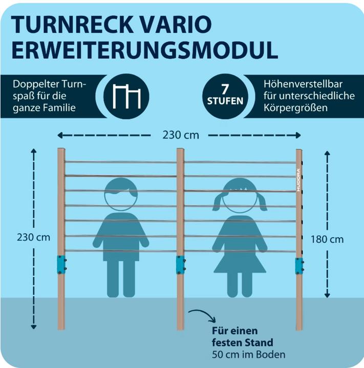 Image du produit Hudora Module d'extension Turnreck Vario