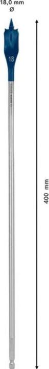 Produktbild Bosch Professional Zubehör EXPERT Self Cut Speed Flachfräsbohrer, 18 x 400 mm (18 Millimeter)