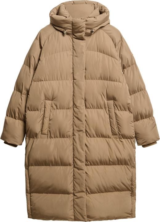 Image du produit Superdry LONGLINE HOODED PUFFER JACKET Dames Jas - Maat XL (16)