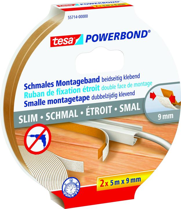 Immagine prodotto tesa Nastro di montaggio Powerbond Slim (9 mm)