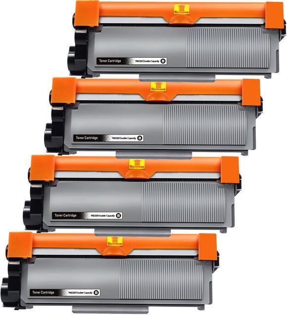 Actual product image Hermex Compatible Brother HL-L2380DW Toner 4 pieces black (FC)
