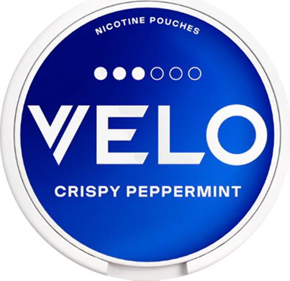 Produktbild Velo Crispy Peppermint Slim (Nicotine Pouches, 14 mg)