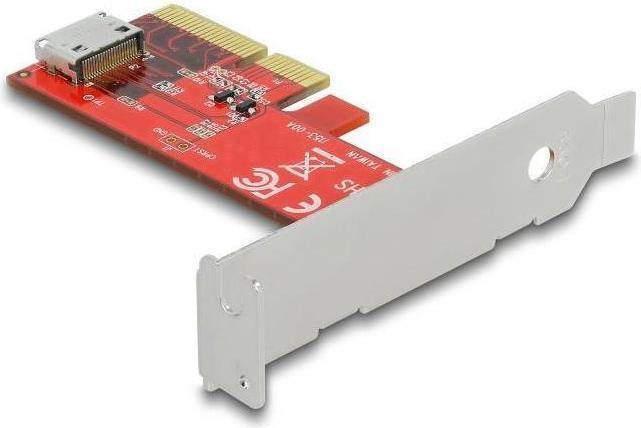 Actual product image Delock PCI E x4 4.0, 1x OCuLink SFF-8612, NVMe 1.2 (PCIe)