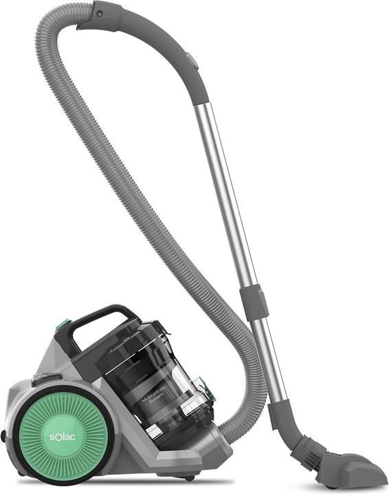 Actual product image Solac Valorous, 800 W, Cylinder vacuum, Dry, Bagless, HEPA, Multi cyclonic/filtering