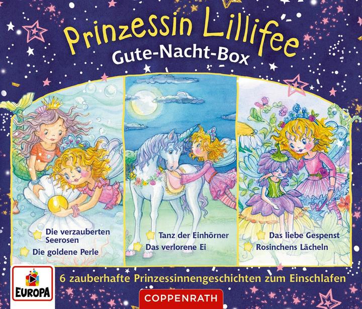 Actual product image CD Radio play: Princess Lillifee - Bedtime Box (3 CDs) (Monika Finsterbush, German)