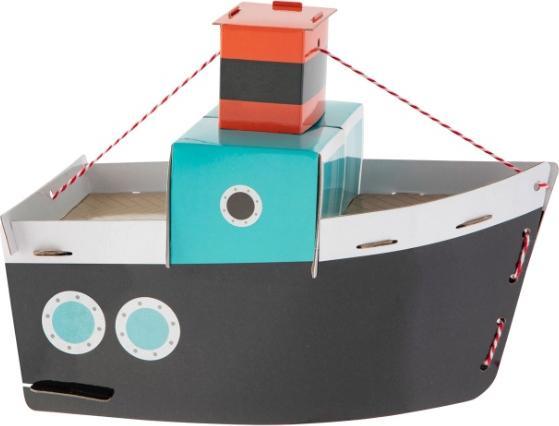 Image du produit Grafix Kit de bricolage Sinterklaas - Construisez votre propre bateau à vapeur