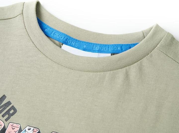 Produktbild VidaXL Kinder-T-Shirt Helles Khaki 116,Material: 100 (116)