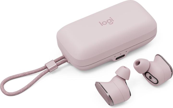 Immagine prodotto Logitech Zona True Wireless - ROSE - EMEA (ANC, 12 h, Senza fili)