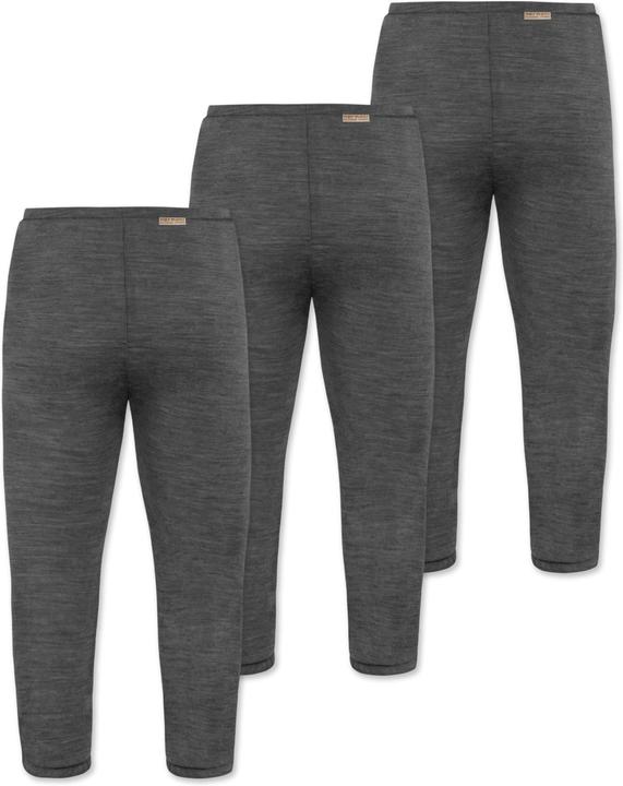 Actual product image Normani 3-pack baby merino trousers with feet - 9541 (56)
