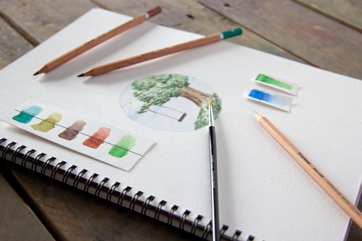 Produktbild Bruynzeel Expression Aquarellstifte (Mehrfarbig, 12 x)