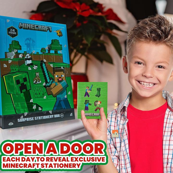 Actual product image Minecraft Surprise Stationary Box