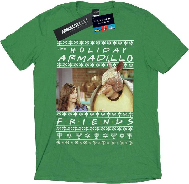 Immagine prodotto Friends Fair Isle Holiday Armadillo Maglietta Uomo (XL)