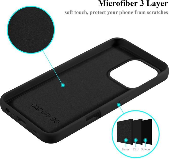 Actual product image Cadorabo Bumper Case for Apple iPhone 16 PRO MAX TPU Liquid Silicone Cover (Apple iPhone 16 Pro Max)