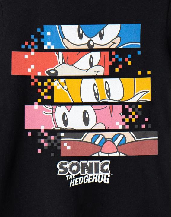 Actual product image Sonic The Hedgehog Boys Pixel T-Shirt (128)