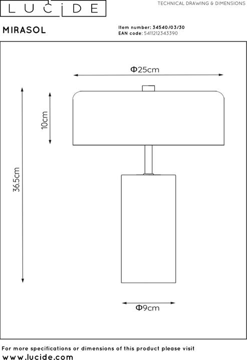 Immagine prodotto Lucide Mirasol (G9)