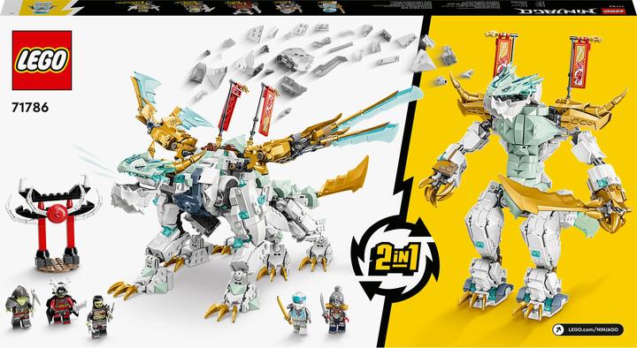 Actual product image LEGO Zane's ice dragon (71786, LEGO Ninjago)