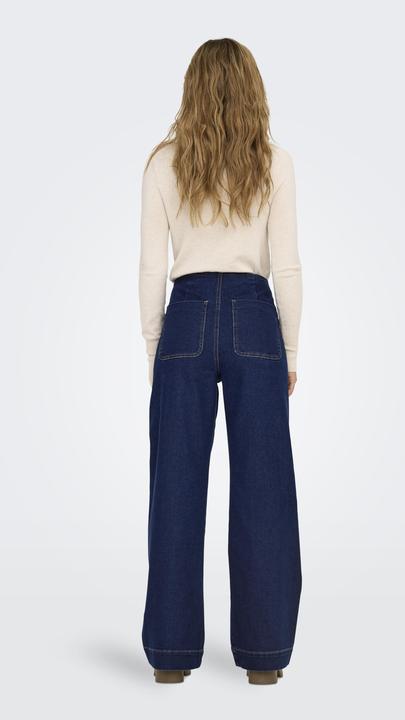 Image du produit Only ONLMADELINE Hohe Taille Weiter Beinschnitt Jeans Jeans mit weitem Bein (32)