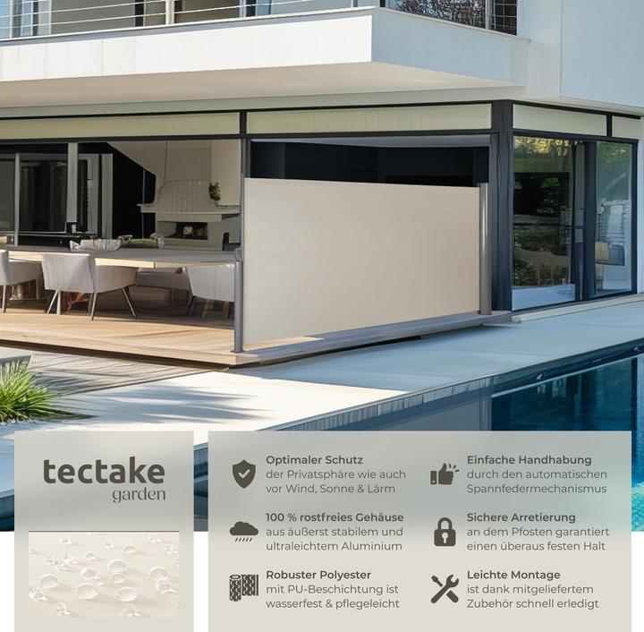 Produktbild tectake Seitenmarkise (1.80 m)